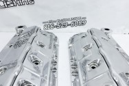 2003 - 2004 Ford Mustang Aluminum Valve Covers AFTER Chrome-Like Metal Polishing - Aluminum Polishing | Valve Cover Polishing