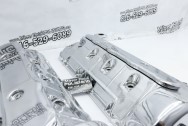 2003 - 2004 Ford Mustang Aluminum Valve Covers AFTER Chrome-Like Metal Polishing - Aluminum Polishing | Valve Cover Polishing