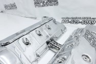 2003 - 2004 Ford Mustang Aluminum Valve Covers AFTER Chrome-Like Metal Polishing - Aluminum Polishing | Valve Cover Polishing