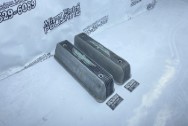 Ford Thunderbird Aluminum Valve Covers BEFORE Chrome-Like Metal Polishing - Aluminum Polishing - Valve Cover Polishing