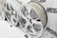 Aluminum Wheels AFTER Chrome-Like Metal Polishing and Buffing Services / Restoration Services - Aluminum Polishing - Wheel Polishing Services 