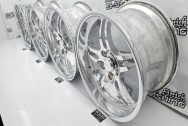 CCW 505A Aluminum Wheels AFTER Chrome-Like Metal Polishing - Aluminum Polishing - Wheel Polishing Services