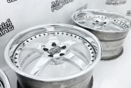 HRE SEVERELY Pitted Aluminum Wheels AFTER Chrome-Like Metal Polishing - Aluminum Polishing Services - Wheel Polishing Services