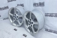 1995 - 2002 Firebird Trans Am Aluminum Wheels BEFORE Chrome-Like Metal Polishing - Aluminum Polishing - Wheel Polishing Service