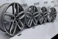 2020 Cadillac Aluminum Wheels BEFORE Chrome-Like Metal Polishing - Aluminum Polishing - Wheel Polishing Services