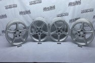 1998 Firebird Firehawk Aluminum Wheels BEFORE Chrome-Like Metal Polishing - Aluminum Polishing - Wheel Polishing Service