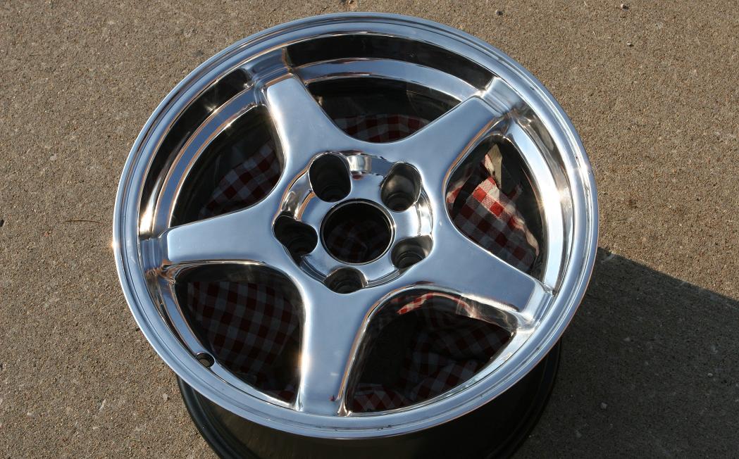 Car Wheel Polishing: Mercedes OE wheel polishing 