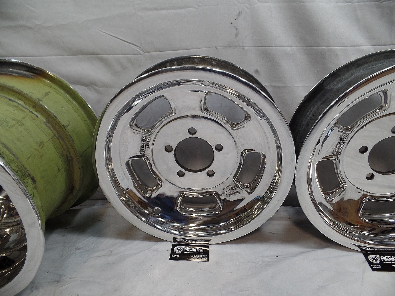 What polish should I use for these raw aluminum mirror-finished wheels? The  company I paid $500 to polish the wheel lips didn't give me a  recommendation when asked jokers probably don't want their “secret” out,  but the wheels need maintenance to