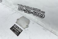 Aluminum Bracket BEFORE Chrome-Like Metal Polishing | Aluminum Polishing | Bracket Polishing Services