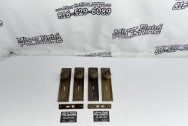 Vintage Brass Door Handle Project BEFORE Chrome-Like Metal Polishing - Brass Polishing - Door Hardware Polishing Service