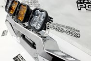 DRT Motorsports 2024 Maverick R UTV Front Bumper AFTER Chrome-Like Metal Polishing and Buffing Services / Restoration Services - Bumper Polishing - Steel UTV Polishing Service - Plus Diode Dynamics SS3 Brackets Polishing Services