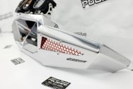 DRT Motorsports 2024 Maverick R UTV Front Bumper AFTER Chrome-Like Metal Polishing and Buffing Services / Restoration Services - Bumper Polishing - Steel UTV Polishing Service - Plus Diode Dynamics SS3 Brackets Polishing Services