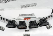 DRT Motorsports 2024 Maverick R UTV Front Bumper AFTER Chrome-Like Metal Polishing and Buffing Services / Restoration Services - Bumper Polishing - Steel UTV Polishing Service - Plus Diode Dynamics SS3 Brackets Polishing Services