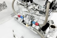 Holley Dual Aluminum Carburetors AFTER Chrome-Like Metal Polishing | Aluminum Polishing Services | Carburetor Polishing Service