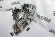 Holley Dual Aluminum Carburetors BEFORE Chrome-Like Metal Polishing | Aluminum Polishing Services | Carburetor Polishing Service