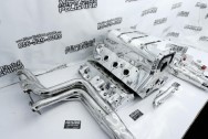 Aluminum Engine Block Project AFTER Chrome-Like Metal Polishing and Buffing Services / Restoration Services - Engine Polishing - Block Polishing Service