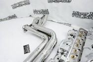 Aluminum Engine Block Project AFTER Chrome-Like Metal Polishing and Buffing Services / Restoration Services - Engine Polishing - Block Polishing Service