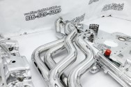 Aluminum Engine Block Project AFTER Chrome-Like Metal Polishing and Buffing Services / Restoration Services - Engine Polishing - Block Polishing Service