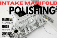 Weiand Aluminum Intake Manifold AFTER Chrome-Like Metal Polishing - Aluminum Polishing | Finishing Services | Polishing Services