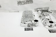Aluminum Intake Manifold AFTER Chrome-Like Metal Polishing and Buffing Services | Restoration Services | Intake Manifold Polishing