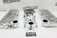 Aluminum Intake Manifold AFTER Chrome-Like Metal Polishing and Buffing Services | Restoration Services | Intake Manifold Polishing