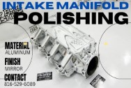 BTR Aluminum Intake Manifold AFTER Chrome-Like Metal Polishing | Intake Manifold Polishing | Aluminum Polishing Services