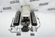 Chevrolet Aluminum Intake Manifold BEFORE Chrome-Like Metal Polishing - Aluminum Polishing | Finishing Services | Polishing Services