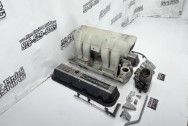 Chevrolet Aluminum Intake Manifold BEFORE Chrome-Like Metal Polishing - Aluminum Polishing | Finishing Services | Polishing Services