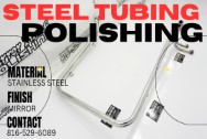 Stainless Steel Pipe | Tubing AFTER Chrome-Like Metal Polishing | Pipe Polishing | Tube Polishing | Steel Polishing Services