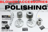 Aluminum Littlefield Blower Pulley Project AFTER Chrome-Like Metal Polishing | Pulley Polishing Services 