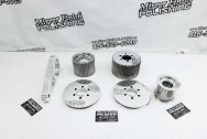Aluminum Littlefield Blower Pulley Project AFTER Chrome-Like Metal Polishing | Pulley Polishing Services 