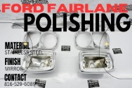 1966 Ford Fairlane GT Convertible Automotive Stainless Steel Trim AFTER Chrome-Like Metal Polishing | Steel Polishing | Trim Polishing Services