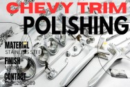 Vintage Stainless Steel Chevy Trim Project AFTER Chrome-Like Metal Polishing | Steel Polishing | Trim Polishing Service