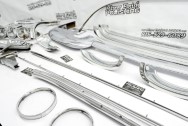 Vintage Stainless Steel Chevy Trim Project AFTER Chrome-Like Metal Polishing | Steel Polishing | Trim Polishing Service