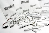 Vintage Stainless Steel Chevy Trim Project AFTER Chrome-Like Metal Polishing | Steel Polishing | Trim Polishing Service