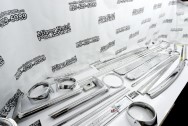 1964 Ford Galaxy 500 XL Stainless Steel Trim Pieces AFTER Chrome-Like Metal Polishing | Trim Polishing | Stainless Steel Polishing Services
