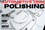 Stainless Steel Automotive Trim AFTER Chrome-Like Metal Polishing | Trim Polishing | Stainless Steel Polishing Services