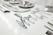 1964 Ford Galaxy 500XL Stainless Steel Trim AFTER Chrome-Like Metal Polishing | Stainless Steel Polishing | Hubcap Polishing Services
