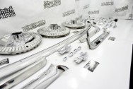 1964 Ford Galaxy 500XL Stainless Steel Trim AFTER Chrome-Like Metal Polishing | Stainless Steel Polishing | Hubcap Polishing Services