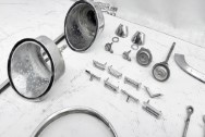 Vintage Stainless Steel Chevy Trim Project BEFORE Chrome-Like Metal Polishing | Steel Polishing | Trim Polishing Service