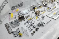 1964 Ford Galaxy 500XL Stainless Steel Trim BEFORE Chrome-Like Metal Polishing | Stainless Steel Polishing | Hubcap Polishing Services