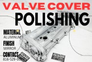 Mazda Aluminum Valve Cover AFTER Chrome-Like Metal Polishing and Buffing Services / Restoration Services - Valve Cover Polishing