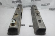 Detroit Diesel Semi Truck Aluminum Valve Covers BEFORE Chrome-Like Metal Polishing - Aluminum Polishing | Finishing Services | Diesel Semi Truck Polishing Services