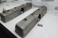 Detroit Diesel Semi Truck Aluminum Valve Covers BEFORE Chrome-Like Metal Polishing - Aluminum Polishing | Finishing Services | Diesel Semi Truck Polishing Services