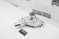 Aluminum Weiand Water Pump AFTER Chrome-Like Metal Polishing - Aluminum Polishing - Water Pump Polishing Service 
