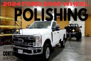 2024 Ford F250 XLT Super Duty Aluminum Wheels AFTER Chrome-Like Metal Polishing - Steel Polishing | Finishing Services | Wheel Polishing Services
