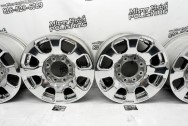 2024 Ford F250 XLT Super Duty Aluminum Wheels AFTER Chrome-Like Metal Polishing - Steel Polishing | Finishing Services | Wheel Polishing Services