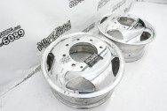 Truck Aluminum Wheel AFTER Chrome-Like Metal Polishing and Buffing Services / Restoration Services - Wheel Polishing