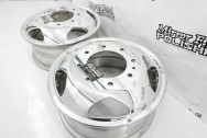 Truck Aluminum Wheel AFTER Chrome-Like Metal Polishing and Buffing Services / Restoration Services - Wheel Polishing