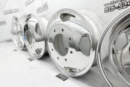 Truck Aluminum Wheel AFTER Chrome-Like Metal Polishing and Buffing Services / Restoration Services - Wheel Polishing